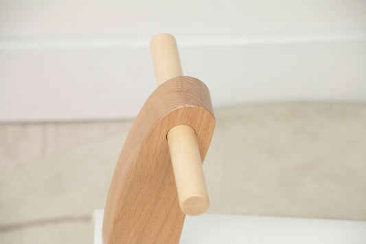 Avenlur Wooden Ride-On Walker Toy – 2-in-1 Push Walker and Ride-On Balance Bike for Toddlers, Montessori-Inspired Design