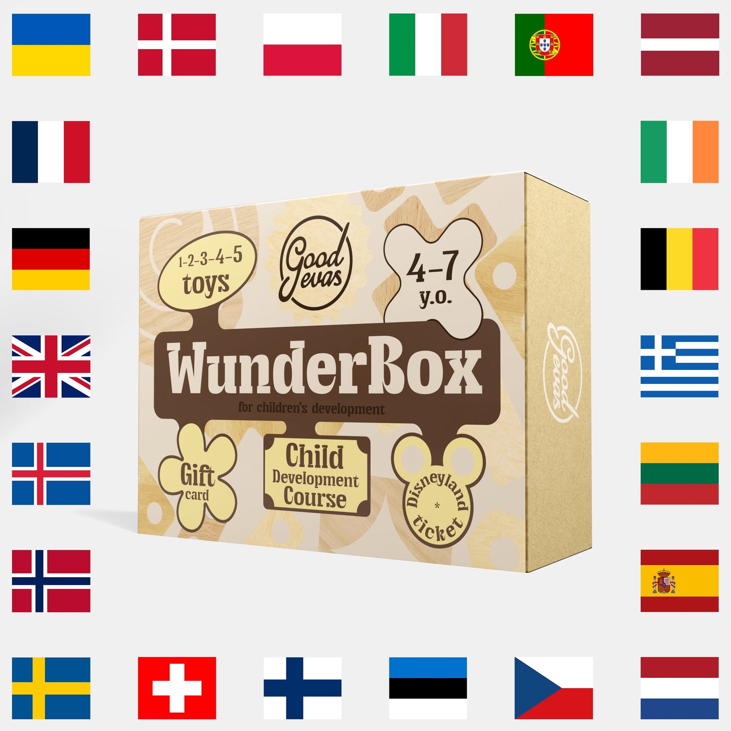 WunderBox Developmental Gift Set for Kids Ages 4–7 – Educational Toys, Activities & Parenting Guide