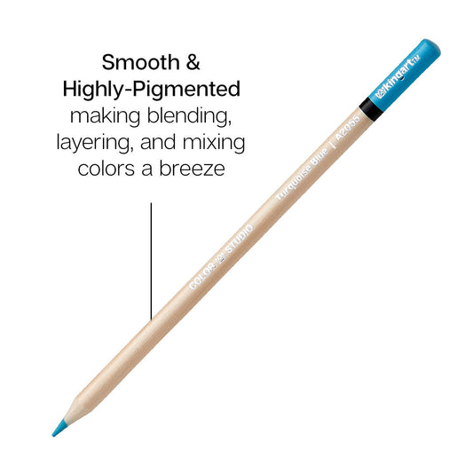 KINGART® Studio Colored Pencils – Soft Wax Core Set, 72 Colors