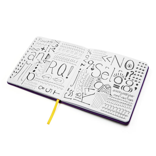 Plumchester Small Square Sketchbook – 6” x 6”, Hardcover Vegan Leather, 48 Blank Pages, 160gsm