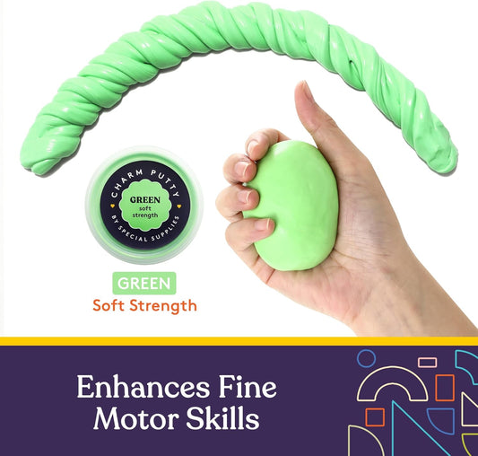 Special Supplies Therapy Putty with Charms – Interactive Sensory & Occupational Therapy Tool for Kids and Adults - Resistive Therapy Soft Strength Farm Set