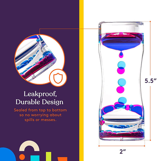 Special Supplies Liquid Motion Bubbler Toy – Stress Relief & Focus Timer for Kids and Adults