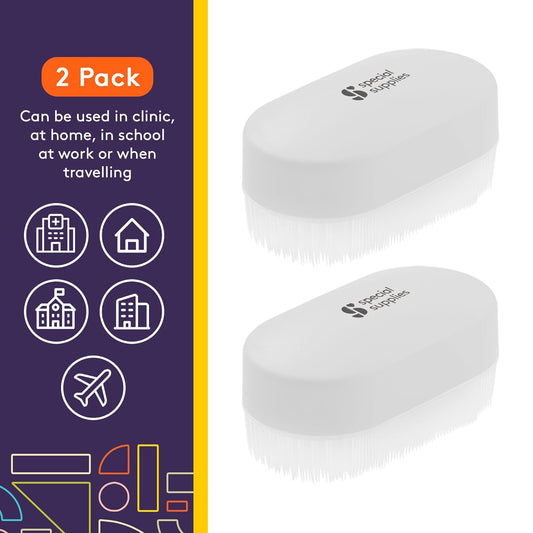 Special Supplies Therapy Brushes (2-Pack) – Deep Pressure Sensory Tools for Occupational Therapy & Wilbarger Protocol