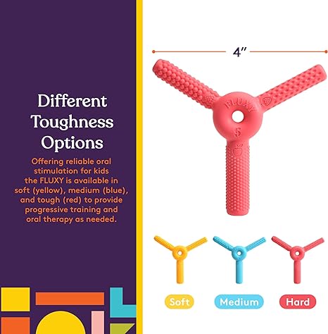 The Fluxy Oral Motor Tool | Multi-Texture Chew and Therapy Aid for Sensory Stimulation