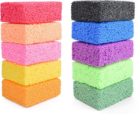 Special Supplies Fun Foam Modeling Clay Kit – 10 Pack Mess-Free Sensory Foam (20g Each)