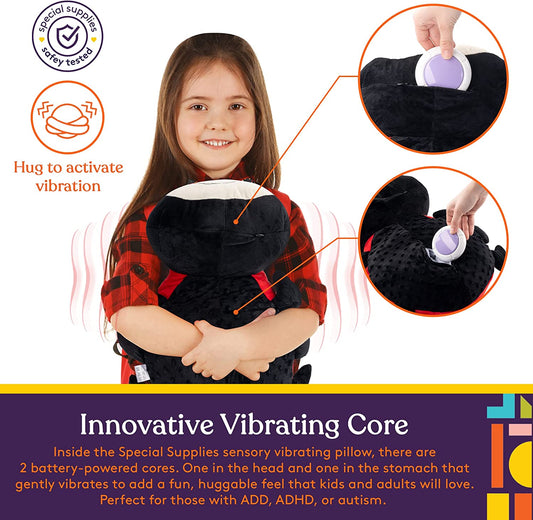 Special Supplies Vibrating Ladybug Sensory Pillow – Calming Support for Kids & Adults with Sensory Needs