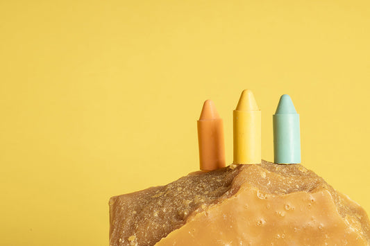 Honeysticks Pastel Originals – Natural Beeswax Crayons for Toddlers and Young Children