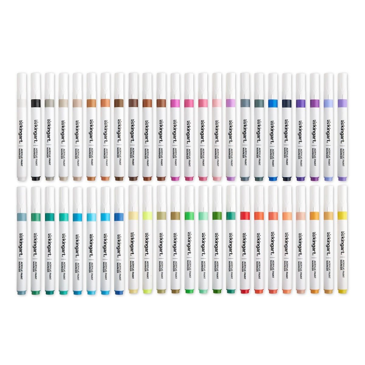 KINGART® Acrylic Paint Markers - 48 Colors