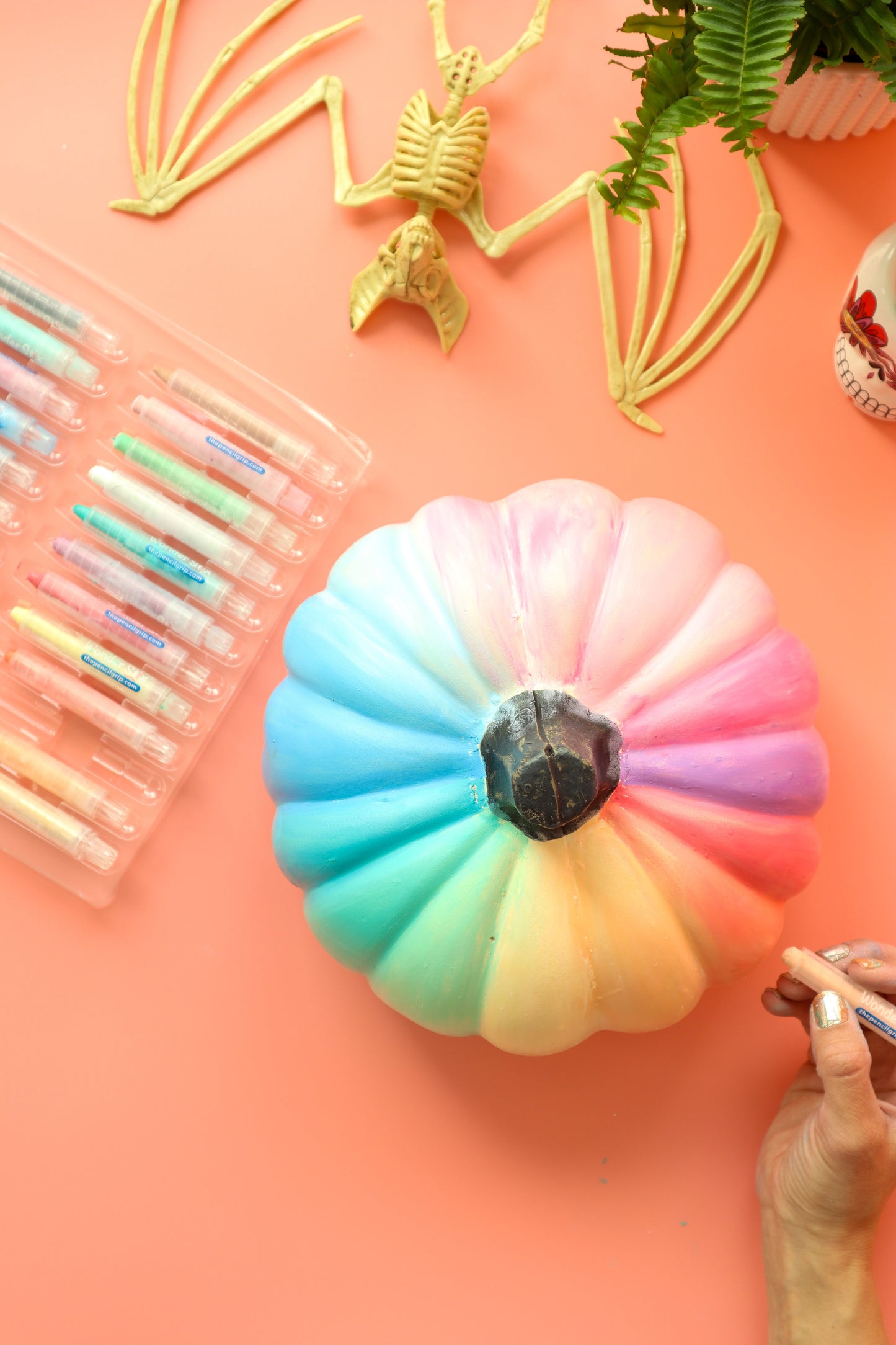 The Pencil Grip Inc. Wonder Stix – Set of 12 Washable Crayons That Write on Almost Anything