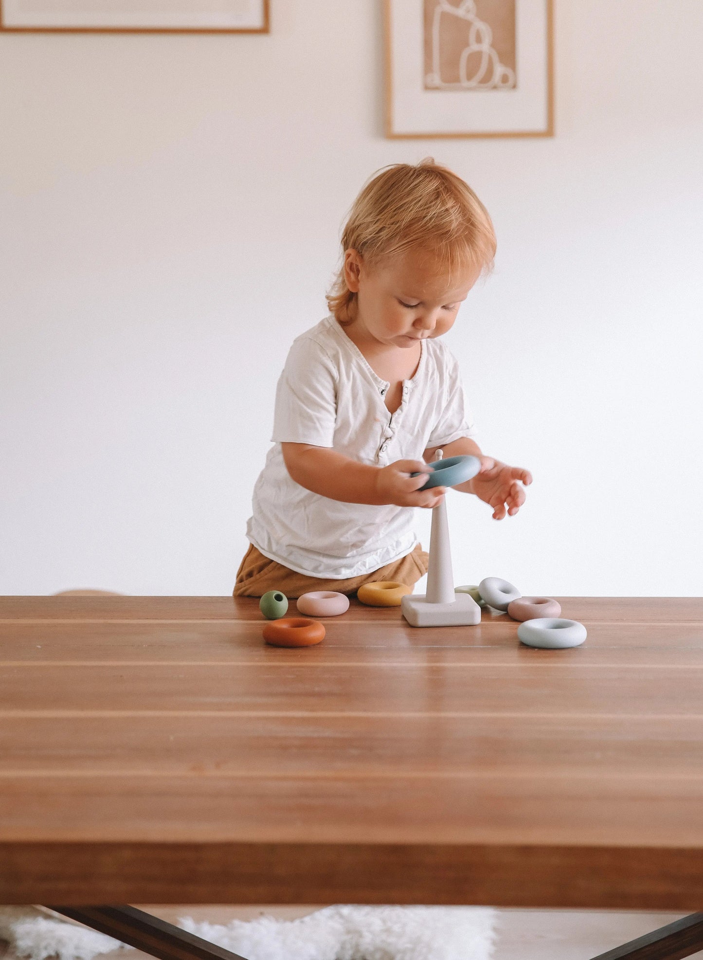 LYTL Silicone Ring Stacking Toy – 10-Piece Sensory Stacker for Toddlers | BPA-Free, Montessori-Aligned