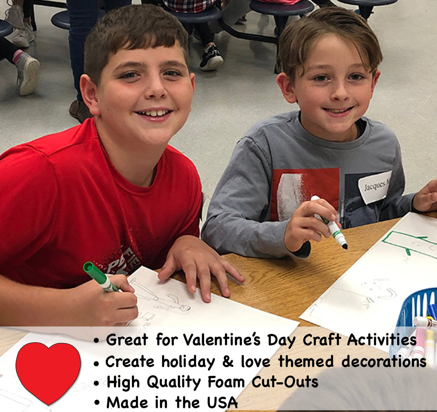 Shapes Etc. Foam Shapes – Soft Craft Cutouts for Creative Projects (15 Sheets per Pack)