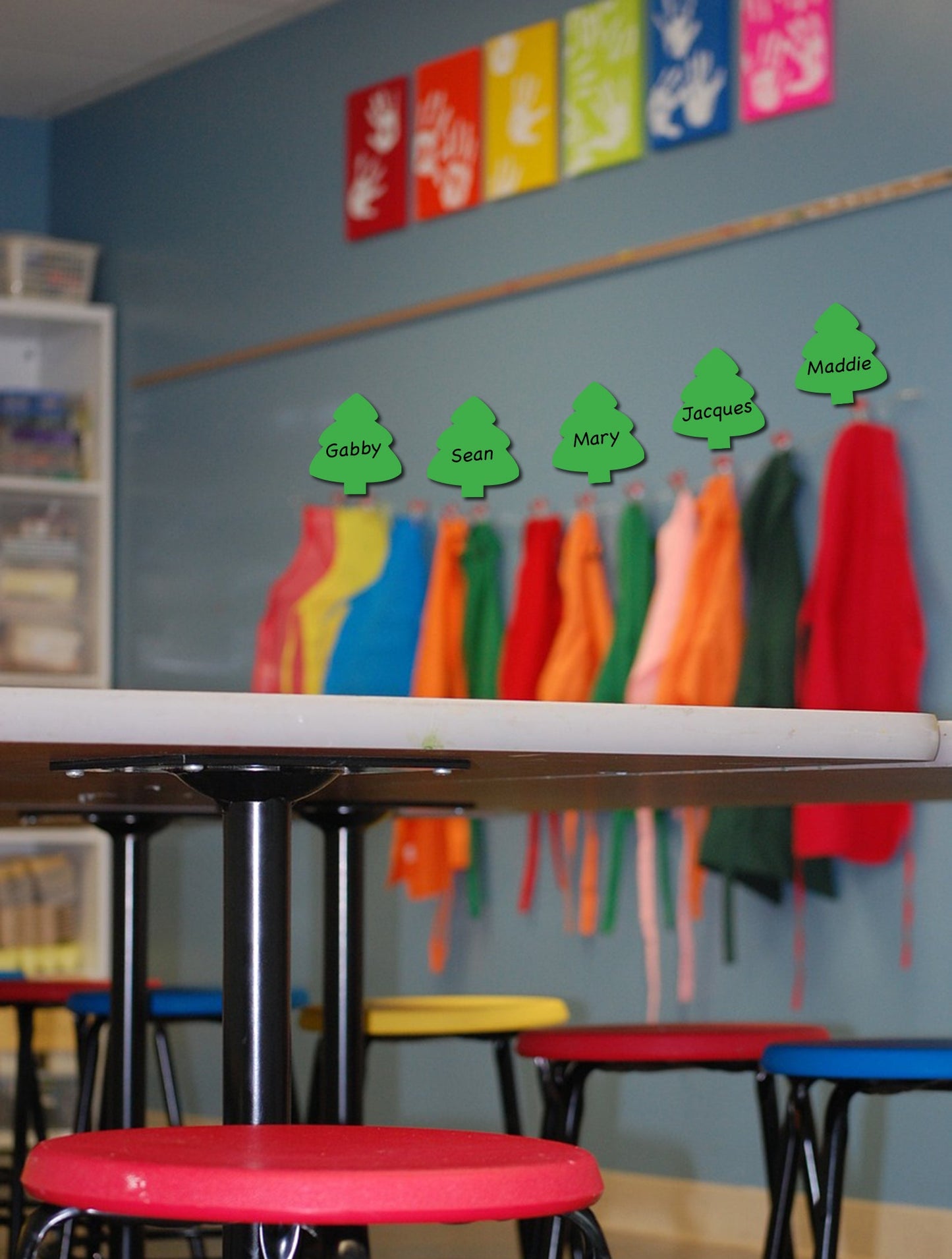 Shapes Etc. Evergreen Tree Cut-Outs – Single-Color Paper Shapes for Crafts and Classroom Décor (31 Sheets, 3" x 3")