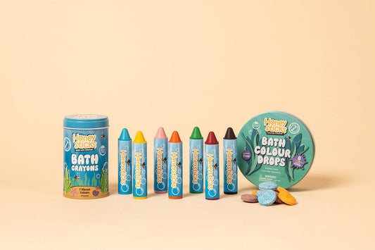 Honeysticks Ultimate Bath Fun Set – Bath Crayons & Bath Drops for Kids