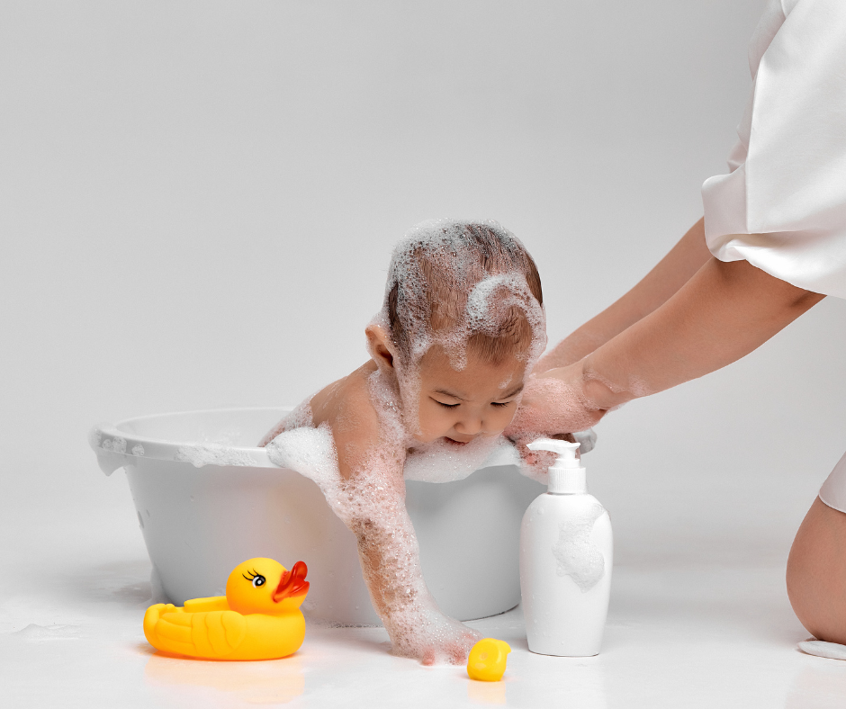 Special Supplies Baby Bath Sponges – Dual-Sided Sensory Foam & Soft Bristle Scrubbers for Gentle Infant and Toddler Bathing
