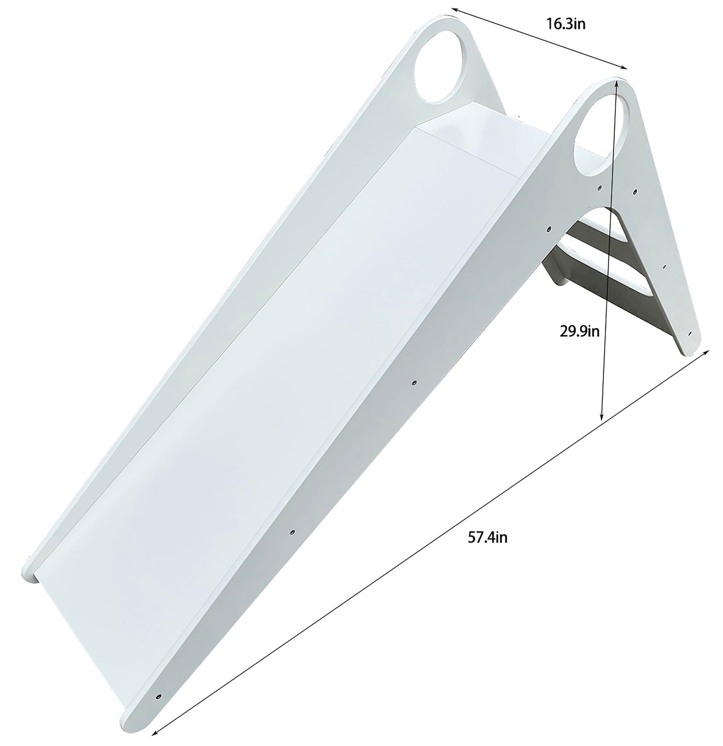 Avenlur Manuka Indoor Wooden Slide – Modern Pastel Toddler Slide for Indoor Play