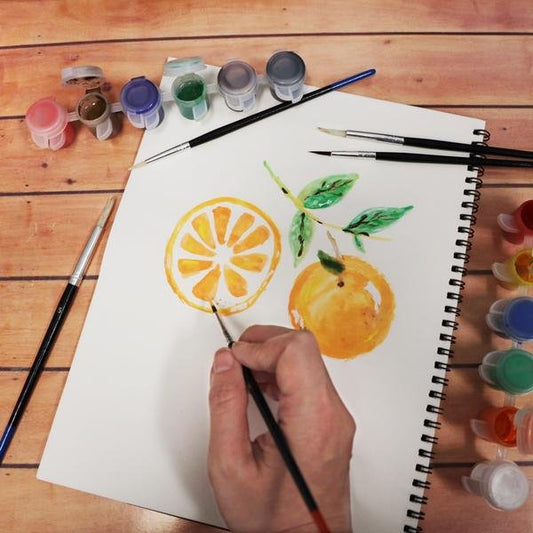 Bazic All-Purpose Paint Brush Set (15 Pack) – Durable, Versatile Brushes for Kids, Students, and Artists