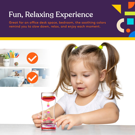 Liquid Motion Bubbler Timers – 4-Pack Sensory Calm Down & Focus Tools