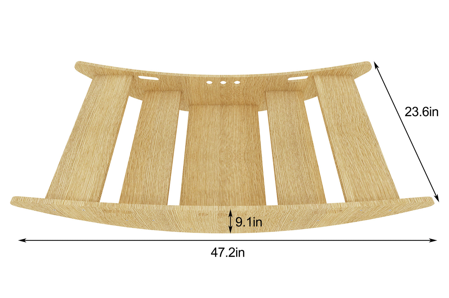 Avenlur Rowan Rocking Boat – Wooden Dual-Purpose Rocker and Climbing Step for Kids | Montessori Balance Toy