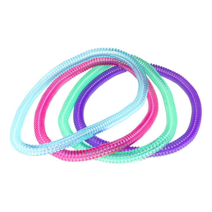 Chewlery Bracelet and Necklace Set | 2-Piece Stretchable Translucent Oral-Motor Chewing Jewelry for Kids – by Abilitations