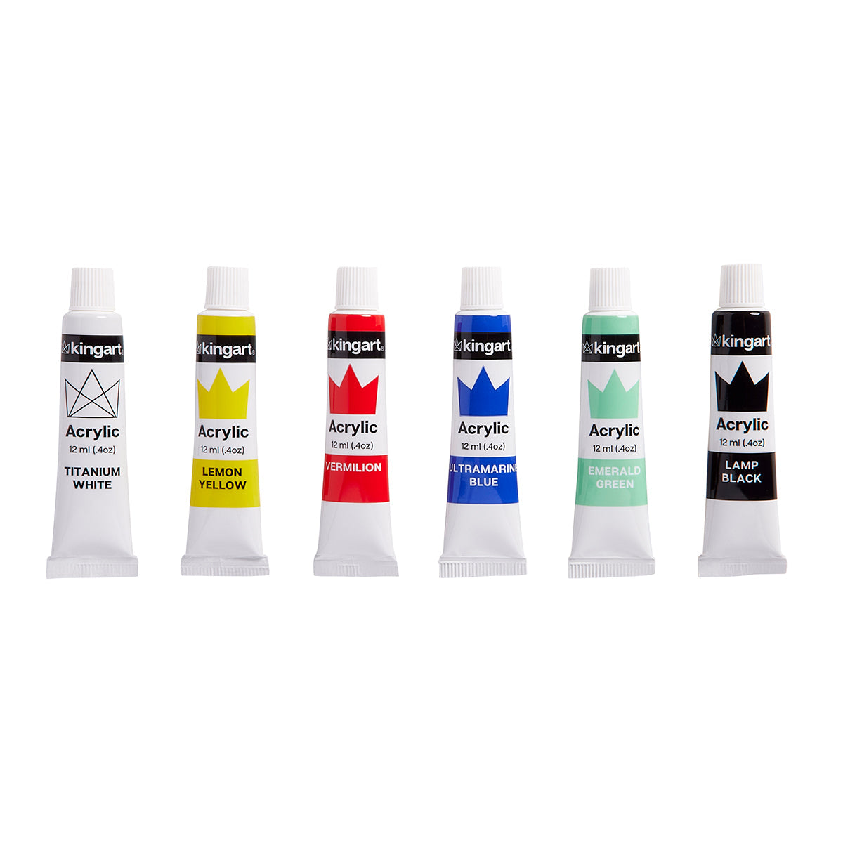 KINGART® Studio Acrylic Painting Set with Tabletop Easel – 15 Piece Set