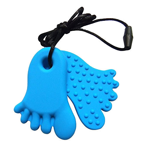Special Supplies Silicone Chewable Jewelry – Safe Sensory Necklace for Teething, Nursing, and Oral Sensory Support –  Bumpy Feet