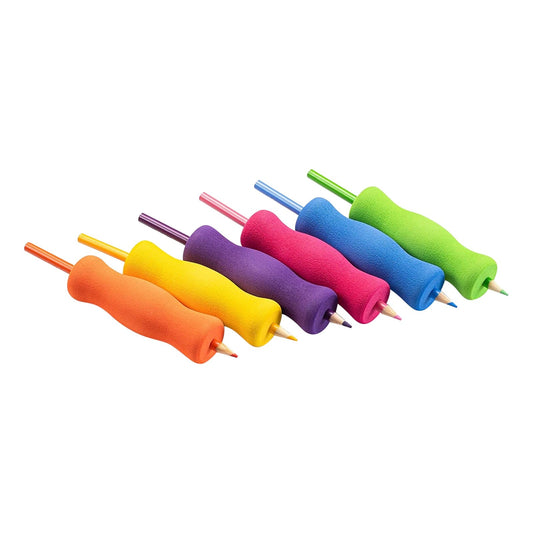 Special Supplies Cushioned Pencil Grips (6-Pack) – Ergonomic Foam Comfort for Pens, Pencils, and Crayons