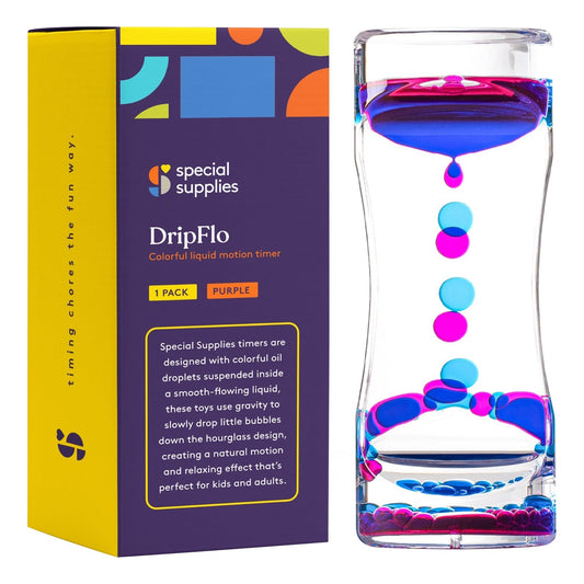 Special Supplies Liquid Motion Bubbler Toy – Stress Relief & Focus Timer for Kids and Adults