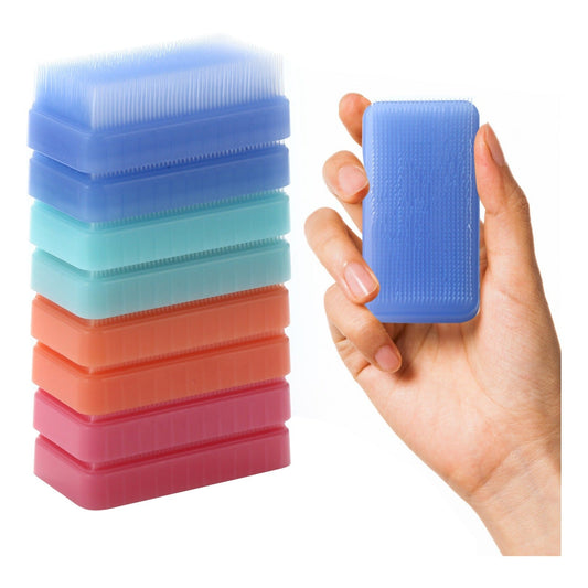 Special Supplies Therapressure Therapy Brushes (8 Pack) – Deep Pressure Sensory Tools for Calming & Occupational Therapy  –  Pastel Colors