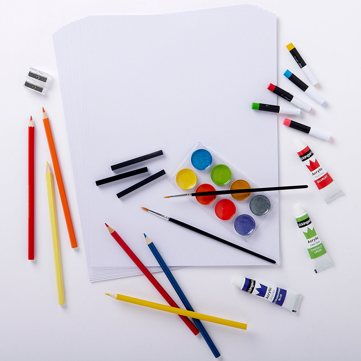 KINGART® STUDIO Mixed Media Art Set – 175-Piece Comprehensive Art Kit