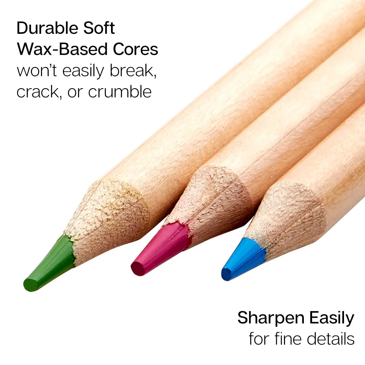 KINGART® Studio Colored Pencils – Soft Wax Core Set, 72 Colors