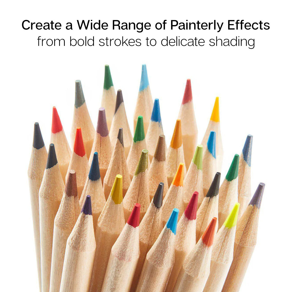 KINGART® Studio Colored Pencils – Soft Wax Core Set, 72 Colors