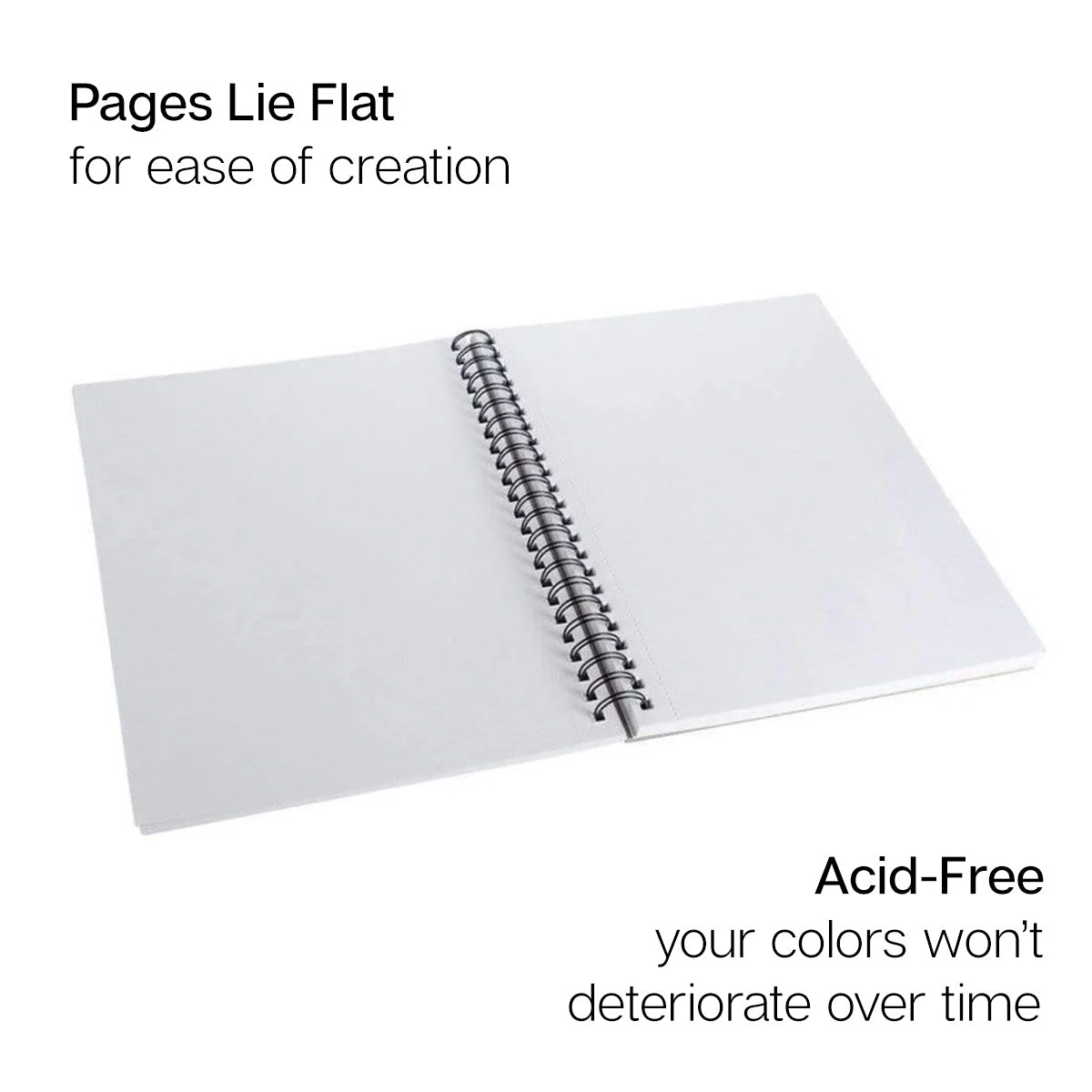 Kingart® Marker Pad, 9” x 12”, 50 Sheets, Bleed-Resistant, Spiral-Bound