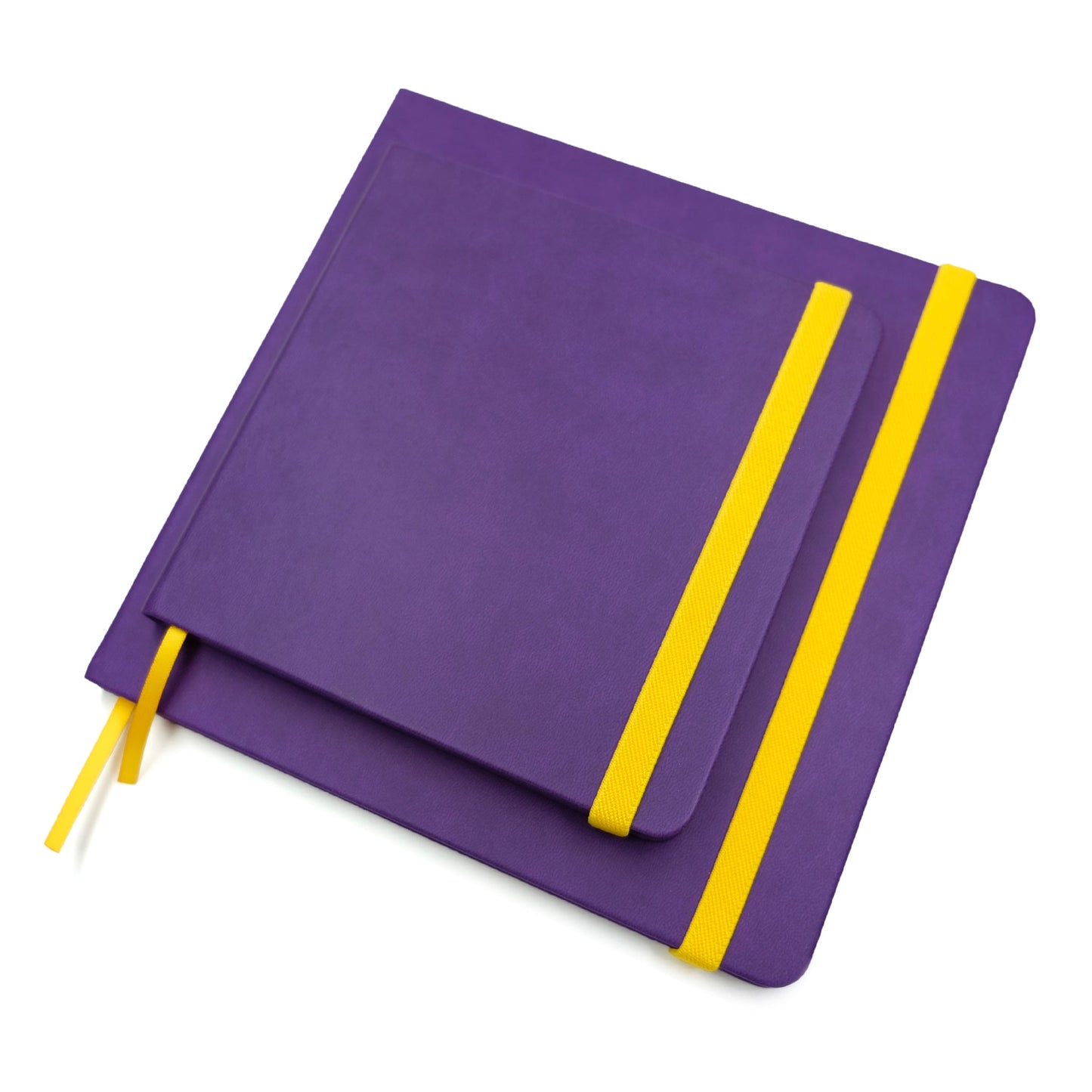 Plumchester Small Square Sketchbook – 6” x 6”, Hardcover Vegan Leather, 48 Blank Pages, 160gsm