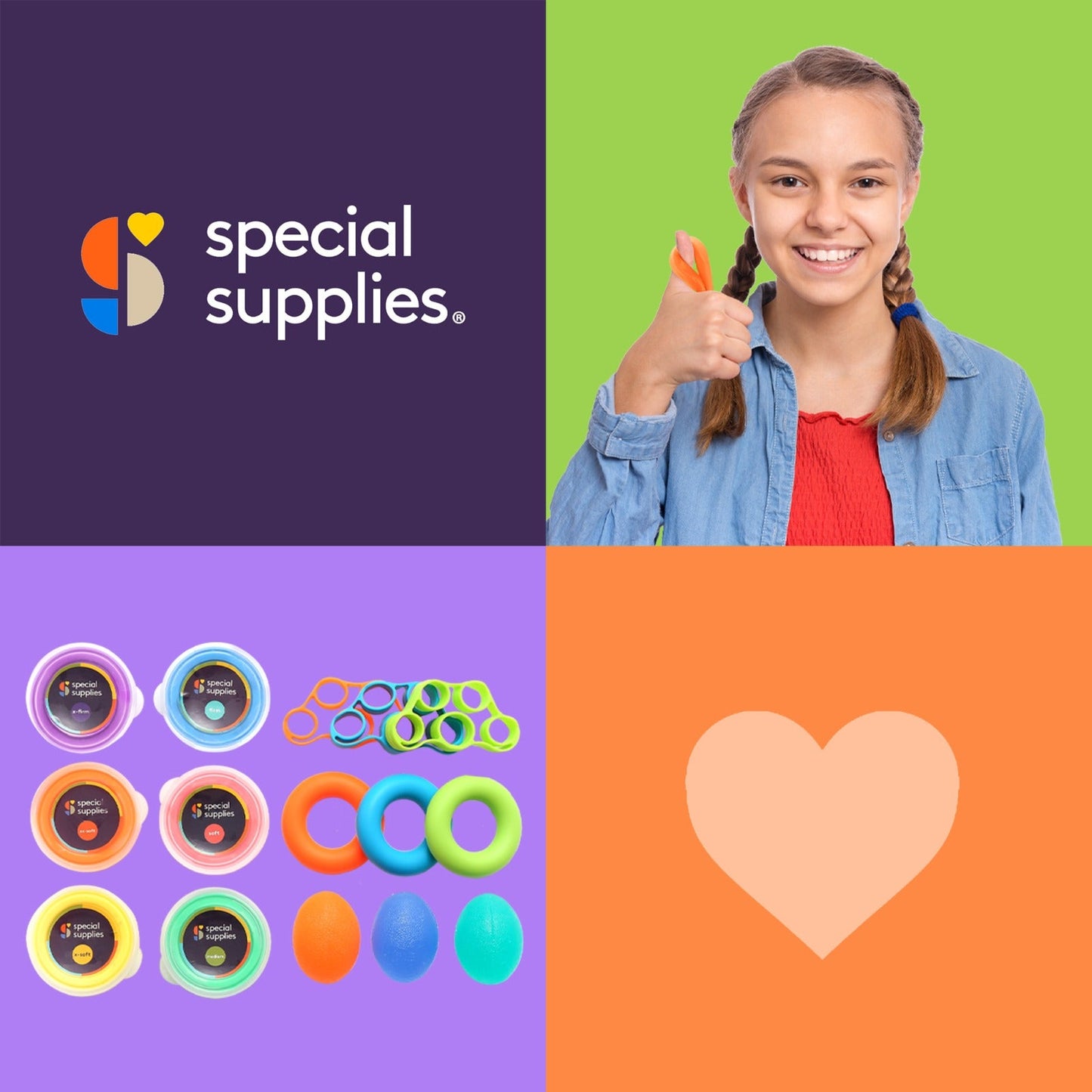 Special Supplies 15-Piece Hand Therapy & Dexterity Exercise Bundle