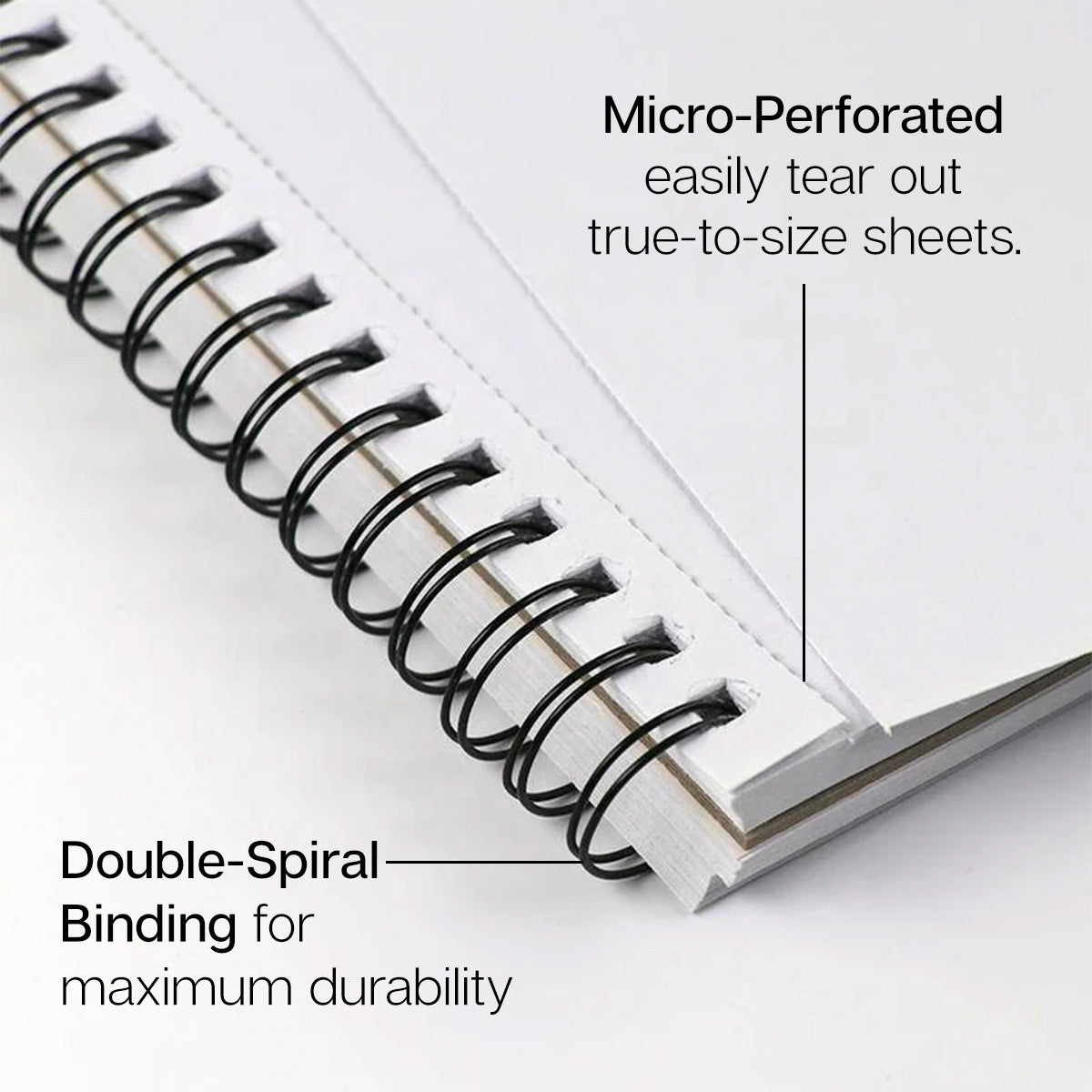Kingart® Marker Pad, 9” x 12”, 50 Sheets, Bleed-Resistant, Spiral-Bound
