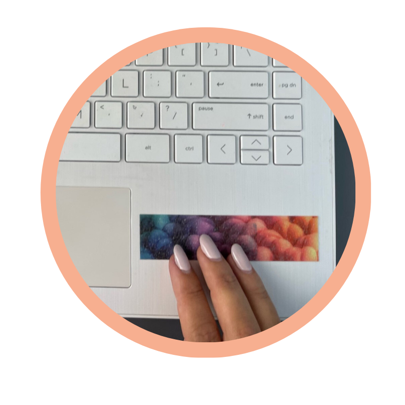 The Pencil Grip Inc. Zen Strips – Textured Sensory Calming Strips - Bumpy Gradient Colors (4-Pack)