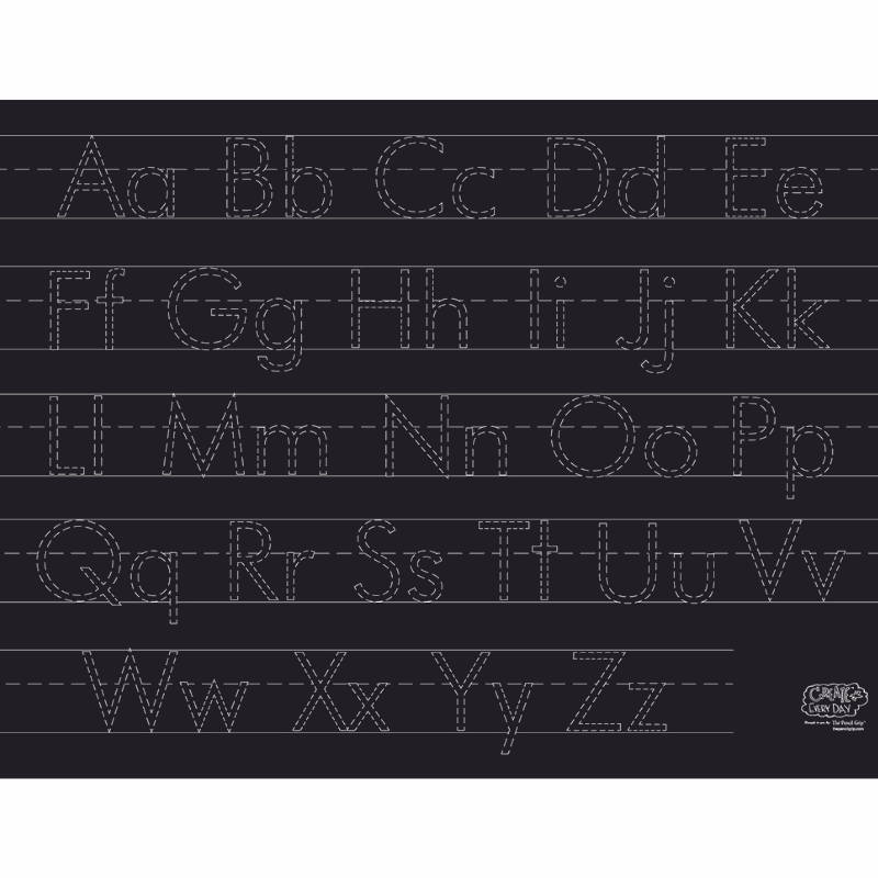 Letter Handwriting Activity Playmat – 12” x 17”, Reusable & Mess-Free