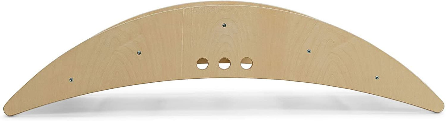 Avenlur Rowan Rocking Boat – Wooden Dual-Purpose Rocker and Climbing Step for Kids | Montessori Balance Toy