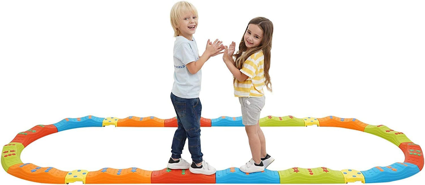 Special Supplies 20-Piece Balance Stepping Stones Set – Indoor & Outdoor Play for Kids – Build Balance, Coordination & Confidence