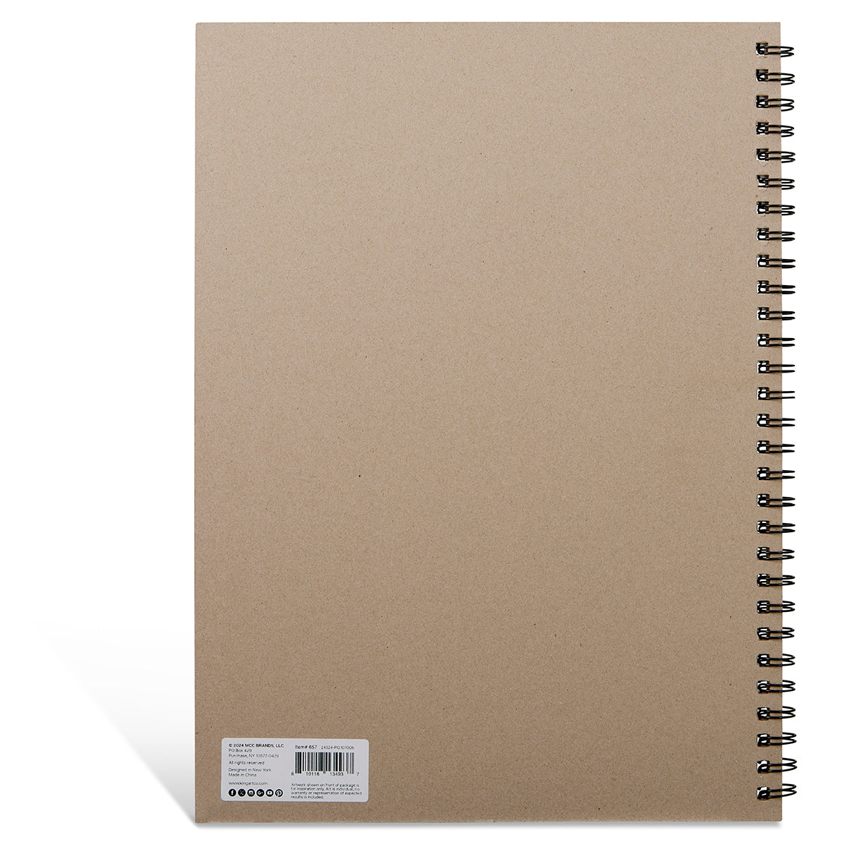 KINGART® Watercolor Paper Pad, Cold Pressed, 11” x 15”, 20 Sheets, Acid-Free & Perforated