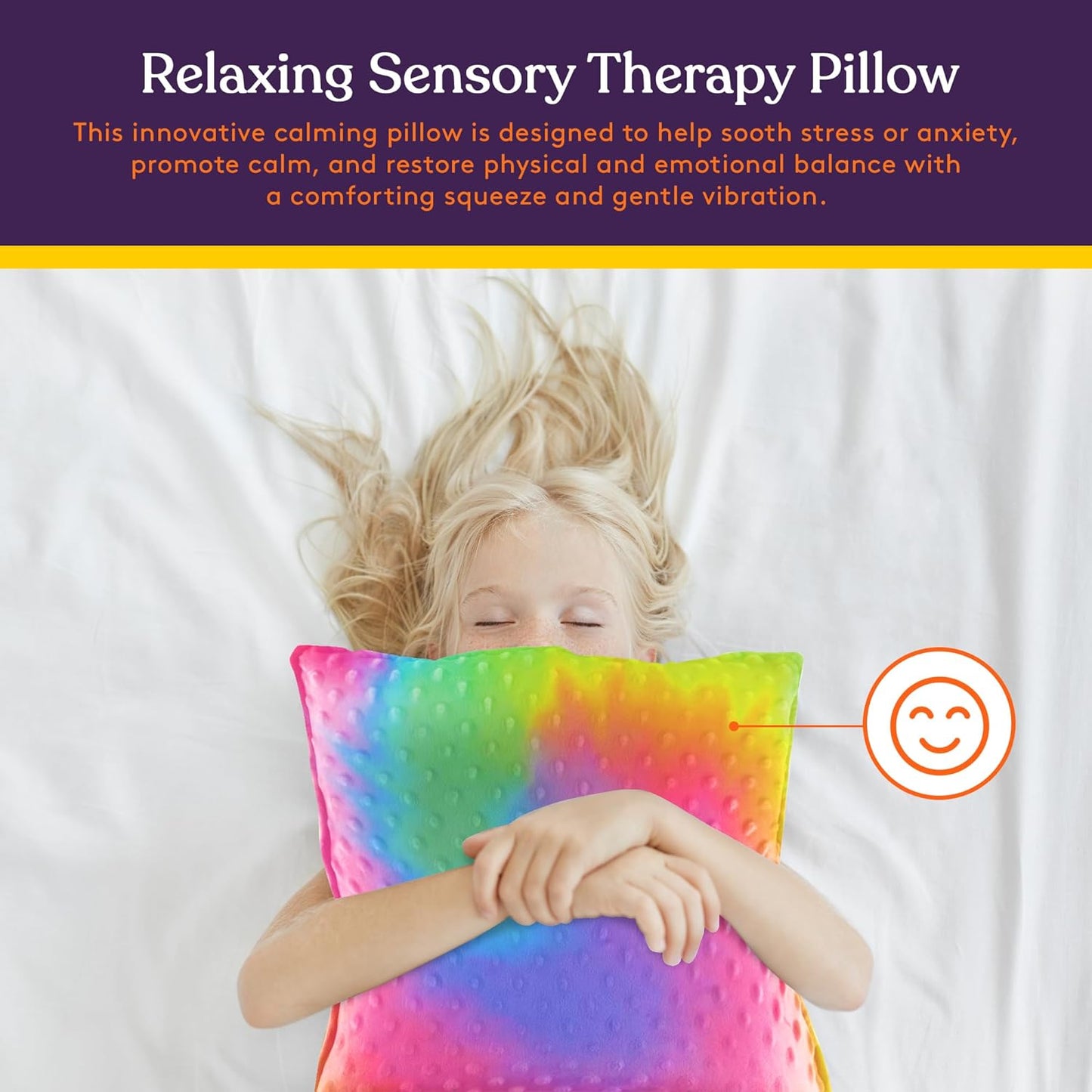 Special Supplies Vibrating Sensory Pillow (Colorful)