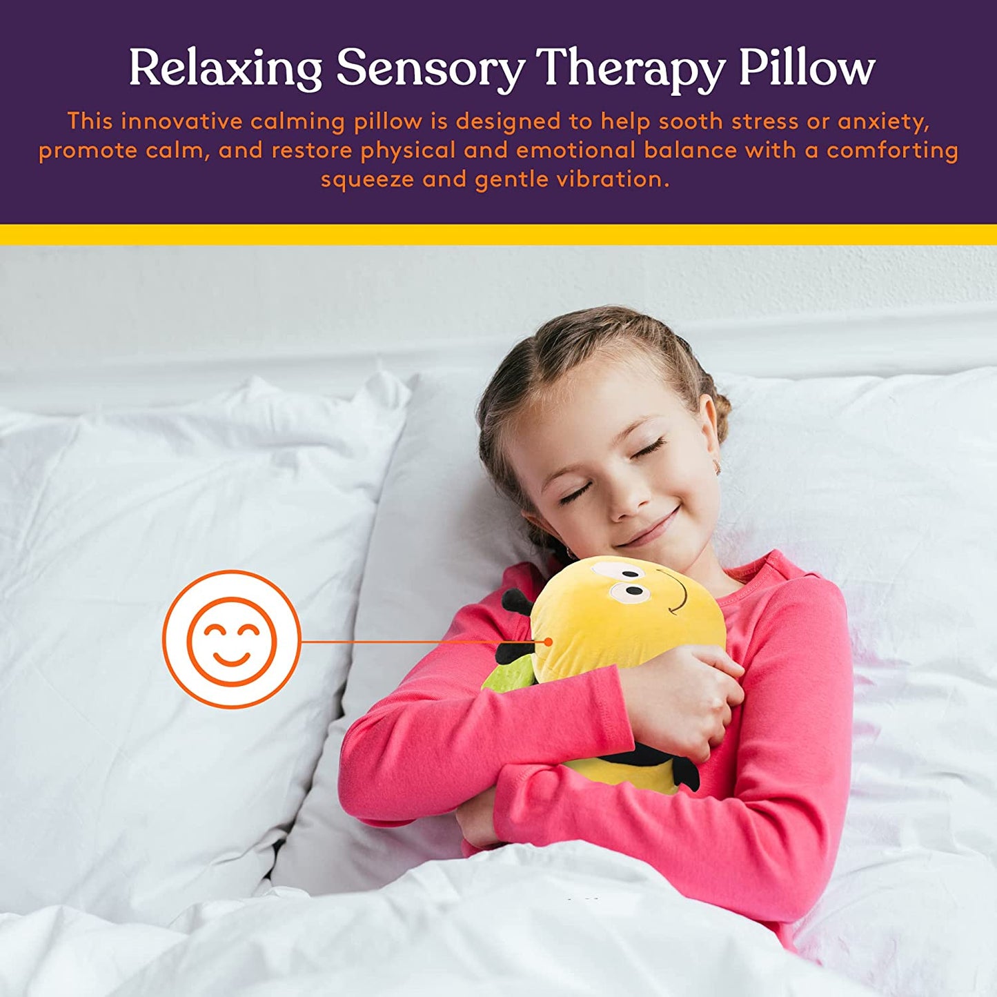 Special Supplies Vibrating Bumble Bee Sensory Pillow