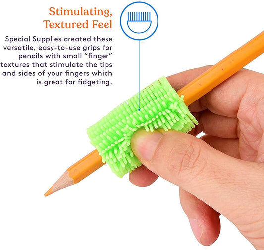 Special Supplies Squishy Pencil Grips (50-Pack) – Soft Sensory Writing Aids for Kids & Adults with Focus and Anxiety Support