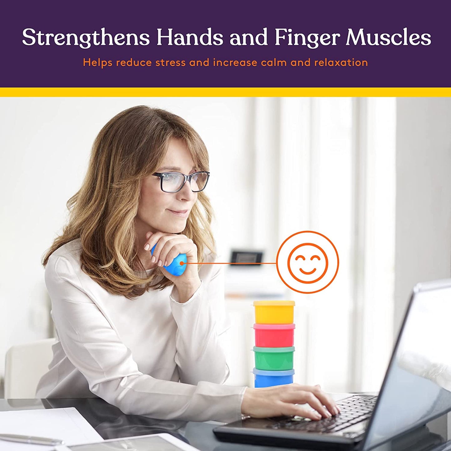 Special Supplies Therapy Putty – 4-Pack Primary Colors for Hand Strength, Fine Motor Skills & Stress Relief