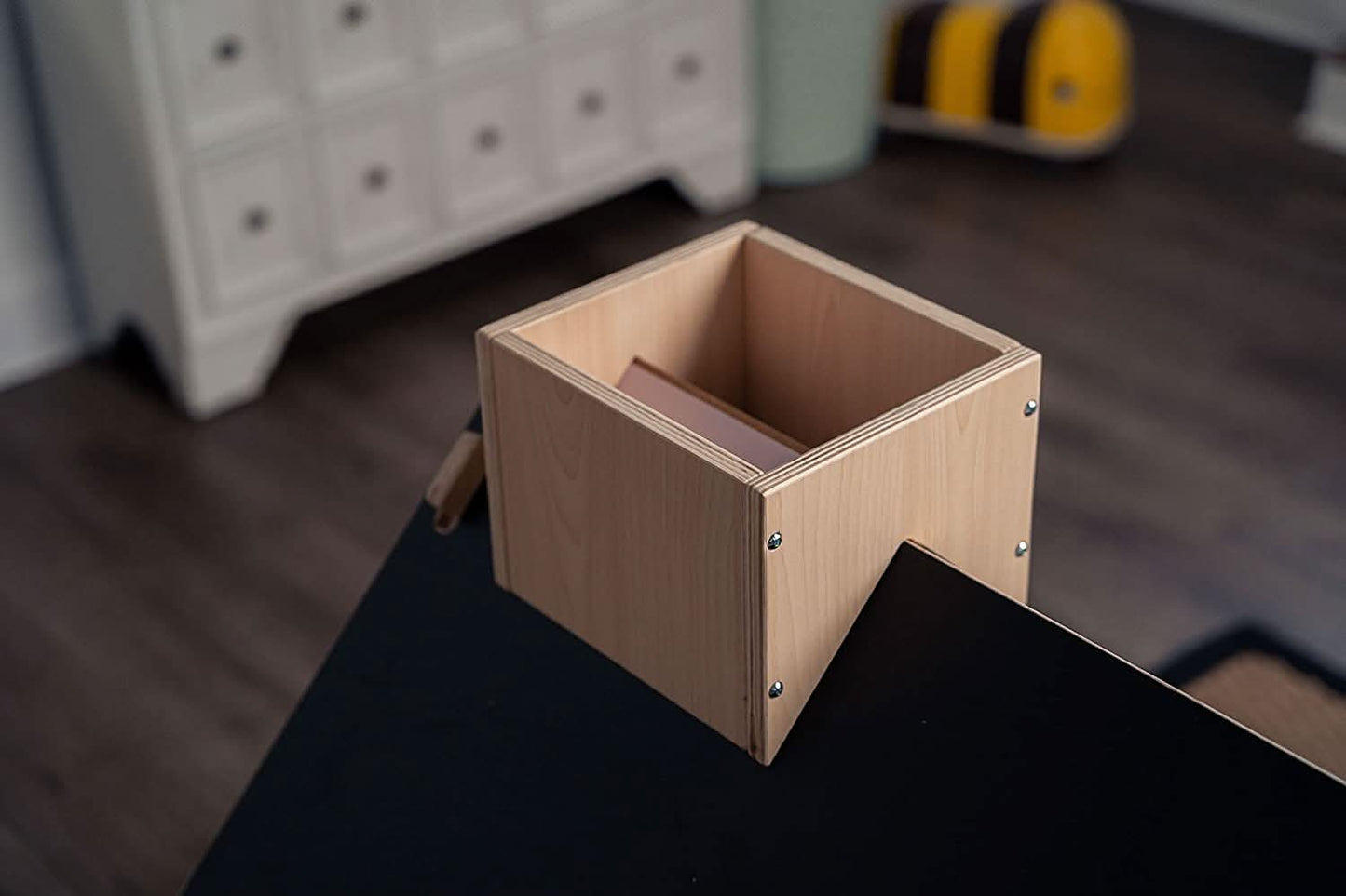 Avenlur Evergreen Wooden Playhouse | Montessori-Inspired Imaginative Playhouse with Chalkboards & Art Easel | Indoor & Outdoor Play for Ages 1–6