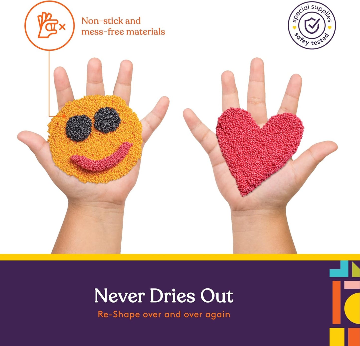 Special Supplies Fun Foam Modeling Clay Kit – 10 Pack Mess-Free Sensory Foam (20g Each)