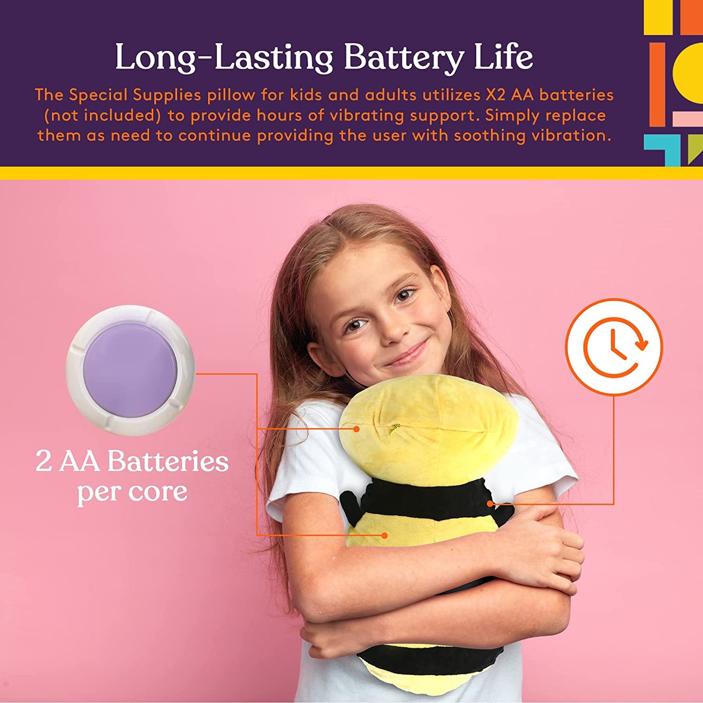 Special Supplies Vibrating Bumble Bee Sensory Pillow