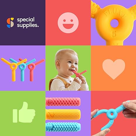 The Fluxy Oral Motor Tool | Multi-Texture Chew and Therapy Aid for Sensory Stimulation