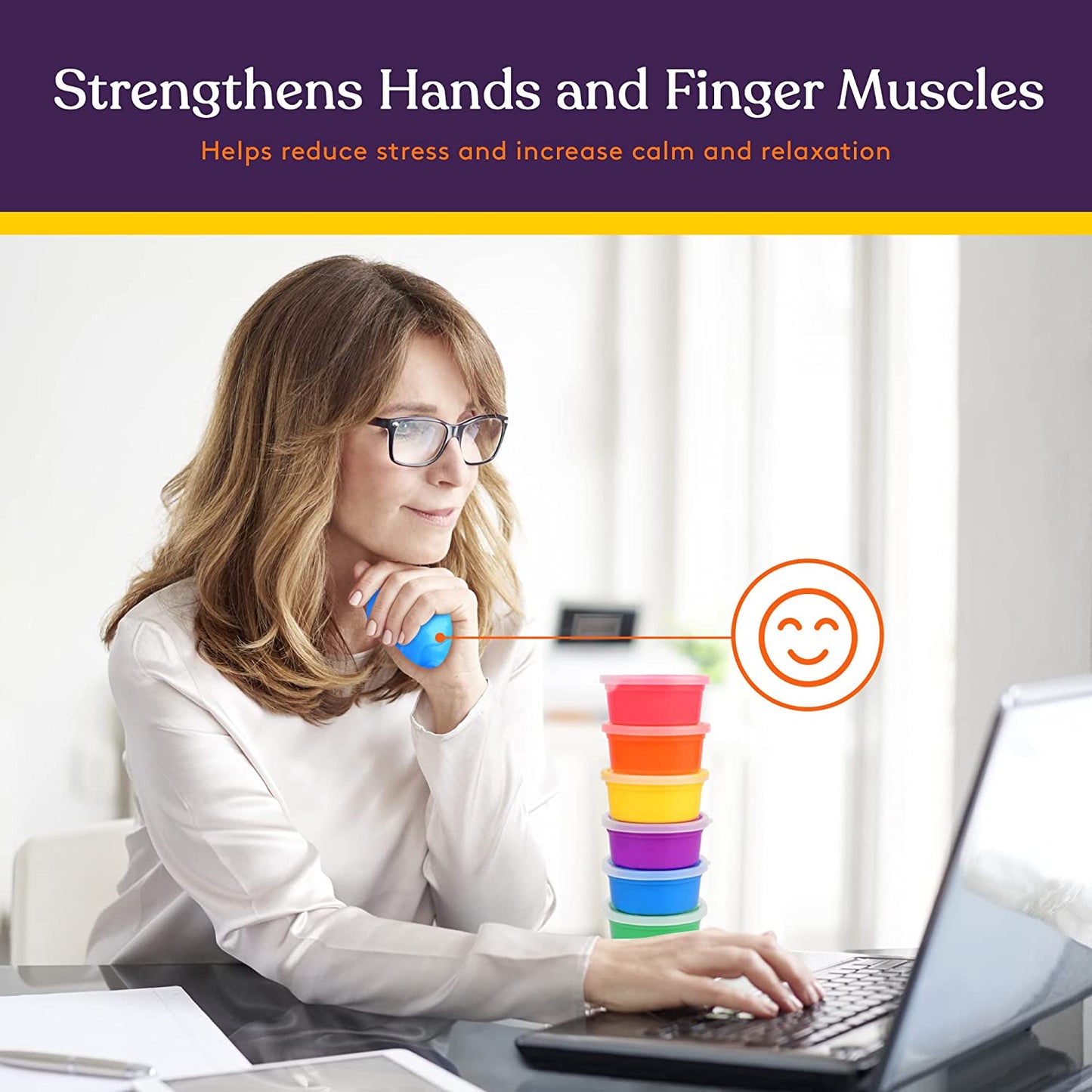 Special Supplies Occupational Therapy Putty – 6-Pack Stress Relief & Hand Strengthening Silicone Putty for Kids & Adults