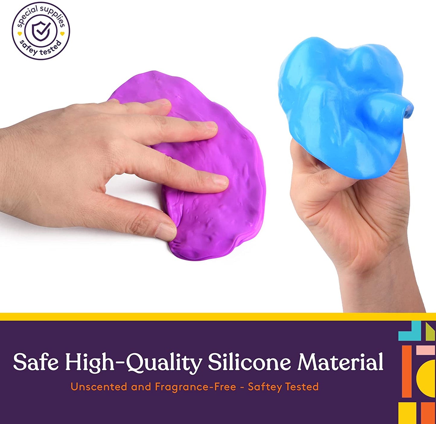 Special Supplies Occupational Therapy Putty – 6-Pack Stress Relief & Hand Strengthening Silicone Putty for Kids & Adults